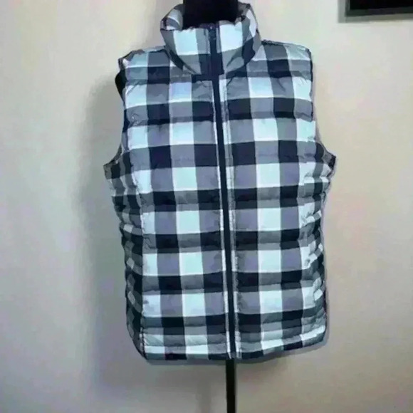 Lands' End Women's Plus Size Down Puffer Vest - Picture 2 of 6